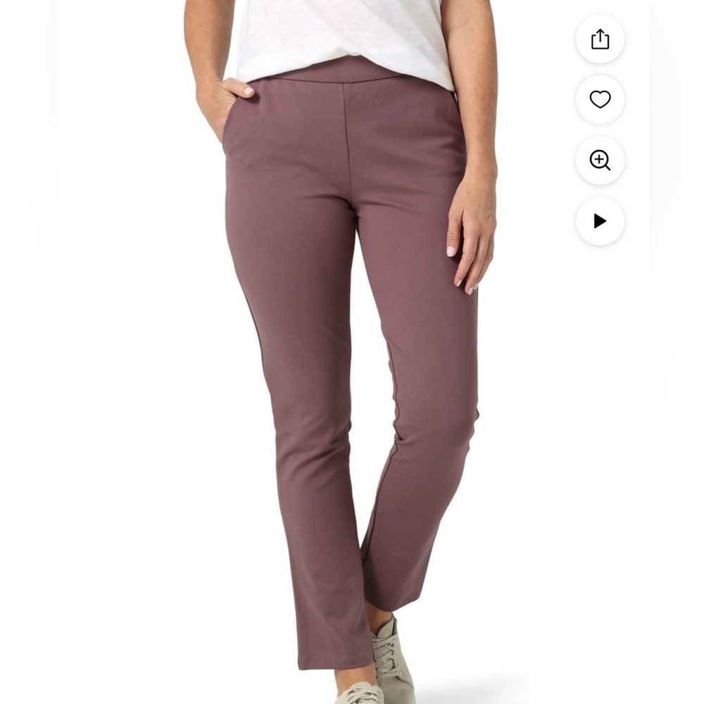 Lee Ultra Lux Ankle Pant in Plum Renaissance